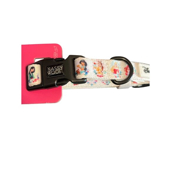 Disney Sassy Woof Collar Harness Set Princess Belle Aurora Ariel Size Small NWT - Picture 4 of 5